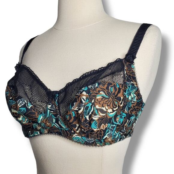 Fantasie Women's Evelyne Underwire Side Support Bra Size 32E Black Lace Comfort - Picture 2 of 8